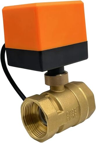 1/2 3/4 1 2 Inch Motorized Ball Valve 220V 12V 24V Brass Electric Three Wire Or Two Line 1Pcs(2",24VAC_CR02) in Saudi Arabia