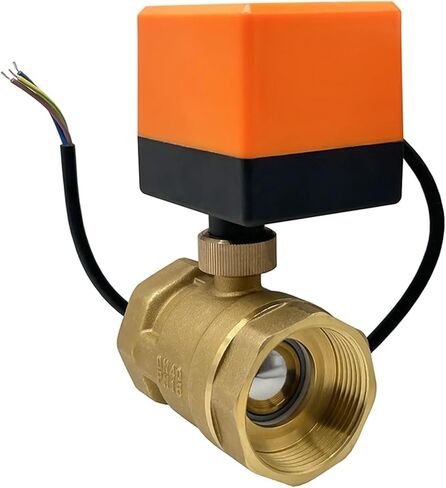1/2 3/4 1 2 Inch Motorized Ball Valve 220V 12V 24V Brass Electric Three Wire Or Two Line 1Pcs(2",24VAC_CR02) in Saudi Arabia