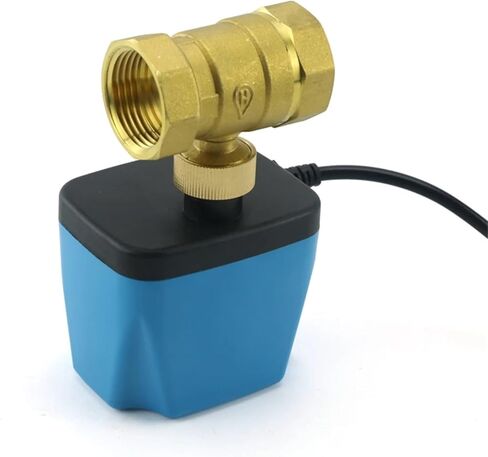 Normally Closed Motorized Ball Valve 220V 12V 24V 2-Wire Brass Electric Solenoid DN15 - DN32 1Pcs(1/2",AC220V_NORMALLY CLOSED) in Saudi Arabia