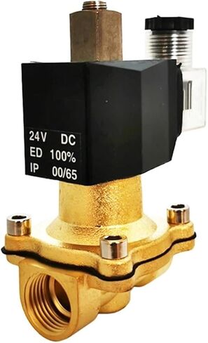 1/2 بوصة صمام الملف اللولبي المفتوح عادة EPDM ختم للعلاج 1 قطعة (NPT_24VDC) in Saudi Arabia
