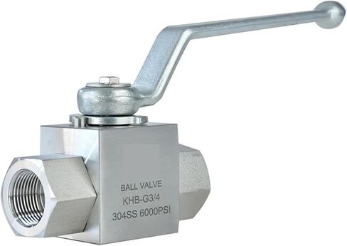 1/8 1/4 1/2 1 2 High Pressure Ball Valve KHB-G Stainless Steel Internal Thread 1Pcs(1/8") in Saudi Arabia