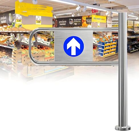 Universal Self-Closing Security Gate for Entrance Control in Supermarkets, Factories, and Libraries in Saudi Arabia