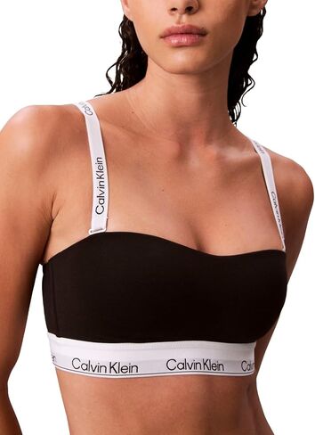 حمالة صدر نسائية من Calvin Klein مصنوعة من القطن ومودال مبطنة بشكل خفيف in Saudi Arabia