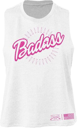 Grunt Style Badass Racerback المرأة اقتصاص تانك in Saudi Arabia