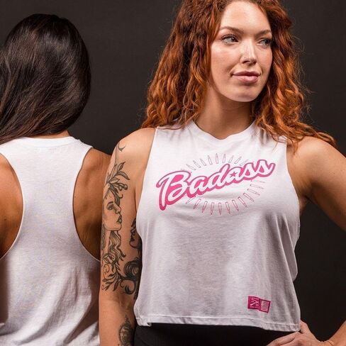 Grunt Style Badass Racerback المرأة اقتصاص تانك in Saudi Arabia