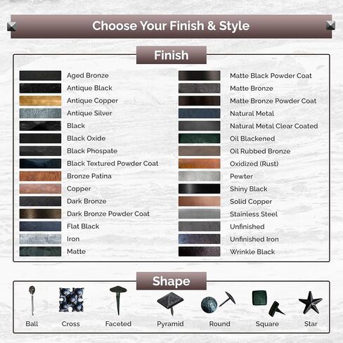 كلافوس بقطر 5.08 سم، أظافر تزيينية، لمسة نهائية سوداء، مجموعة من 10 in Kuwait