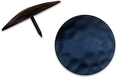 كلافوس بقطر 5.08 سم، أظافر تزيينية، لمسة نهائية سوداء، مجموعة من 10 in Kuwait