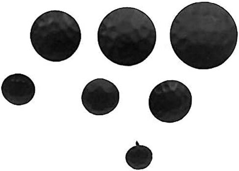 كلافوس بقطر 5.08 سم، أظافر تزيينية، لمسة نهائية سوداء، مجموعة من 10 in Kuwait