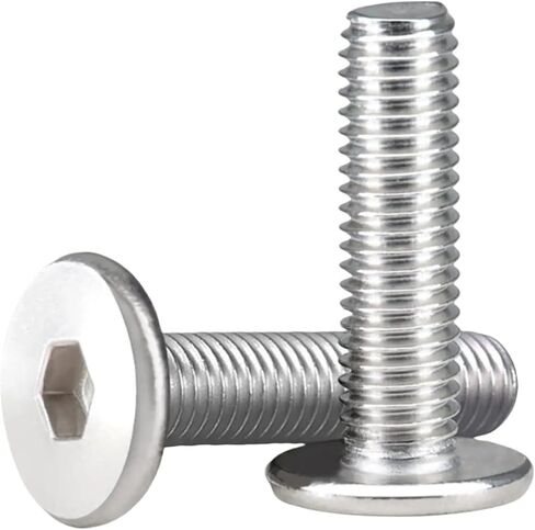 M1.6 M2 M2.5 M3 M4 M5 M6 M8 Hex Hexagon Socket Ultra Thin Flat Wafer Allen Head Screw Bolt A2-70 304 Stainless Steel(3mm,M1.6 (50pcs)) in Saudi Arabia
