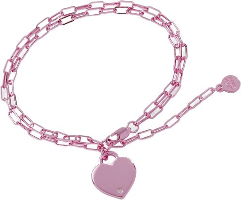 سوار سلسلة مشبك ورق مزدوج من Alex and Ani على شكل قلب in Kuwait