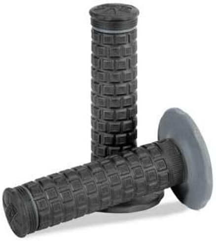 ProTaper Black/Grey/Black Pillow Top Lite MX Grips Pair with Anti-Rip Tip 024891 in Saudi Arabia
