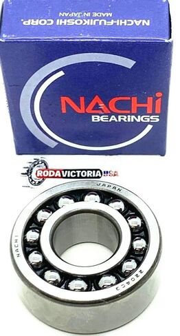 صنع ناتشي في اليابان 2204 محامل كروية ذاتية المحاذاة 20 × 47 × 18 مم. in Kuwait