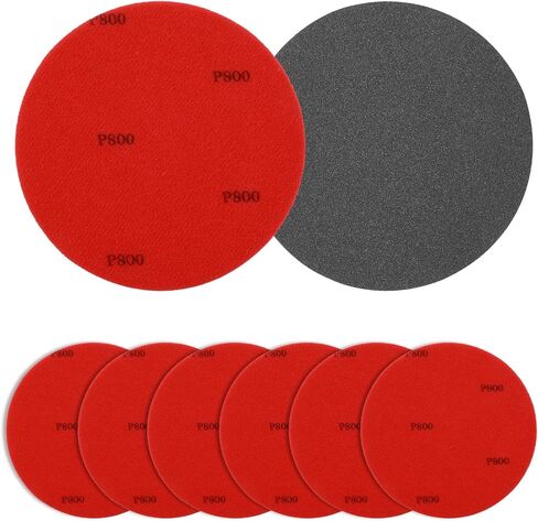 6Pcs Bowling Ball Sanding Pads, Bowling Ball Resurfacing Kit - Grit 800 1200 1500 2000 2500 3000,Bowlings Sanding Pads Polishing Cleaning Pad in Saudi Arabia