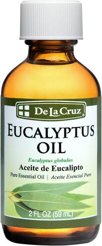 زيت الأوكالبتوس العطري للعلاج العطري للناشر أو المرطب 100% نقي بالبخار المقطر الأوكالبتوس جلوبولوس 2 أونصة سائلة (6 زجاجات) in Kuwait