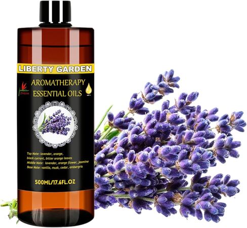 Essential Oils Ultrasonic Diffuser Oil Refill 17.6fl.oz Large Volume Plant-Based Formula Aromatherapy Oil Air Refreshing Odor Reducing Long Lasting Scent Home Hotel Office Use Elitzia ET500EO1 in Saudi Arabia