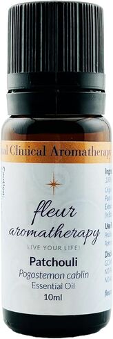 زيت الباتشولي العطري 10 مل - كابلين بوغوستيمون نقي 100% - مقطر بالبخار - GC/MS - رائحة ترابية ومتأصلة - جودة علاجية - علاج عطري بالفلور in Saudi Arabia