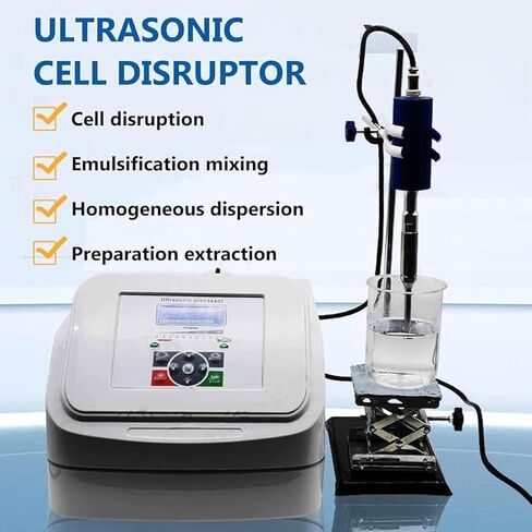 800W Homogenizer Cell Crusher Homogenizer,Homogenizers High Shear Homogenizer for Laboratory, 10~600ML Desktop High Speed Homogenizer Mixer (4mm) in Saudi Arabia
