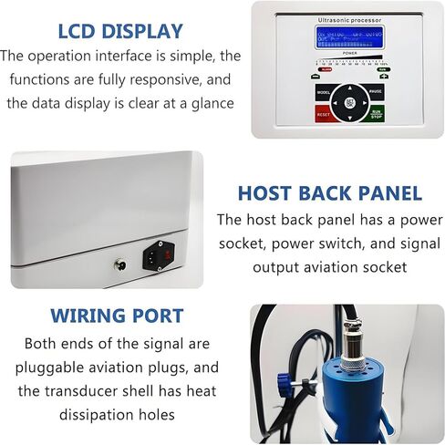 800W Homogenizer Cell Crusher Homogenizer,Homogenizers High Shear Homogenizer for Laboratory, 10~600ML Desktop High Speed Homogenizer Mixer (4mm) in Saudi Arabia
