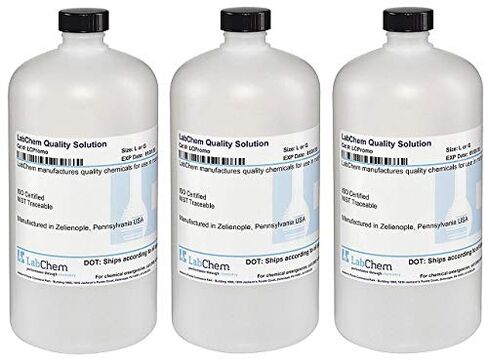 LabChem LC267502 Water Solution, Deionized, 1 L Volume (3-(Pack)) in Kuwait