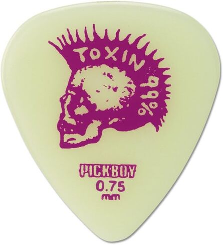 Pickboy Skull/Hvy Metal, Toxin 99%, Celltex, 0.75mm, 10 picks in Saudi Arabia