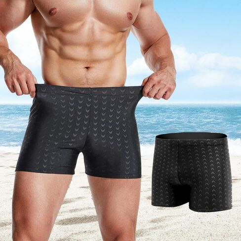 Men's Performance Swim Jammers Quick Dry Stretch Compression Shorts for Training Surfing Lap Swimming in Saudi Arabia