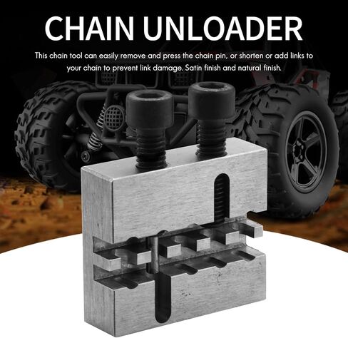 #35 Chain Breaker Tool Racing Chain Press Tool CNC Steel Constructure Silver in Saudi Arabia