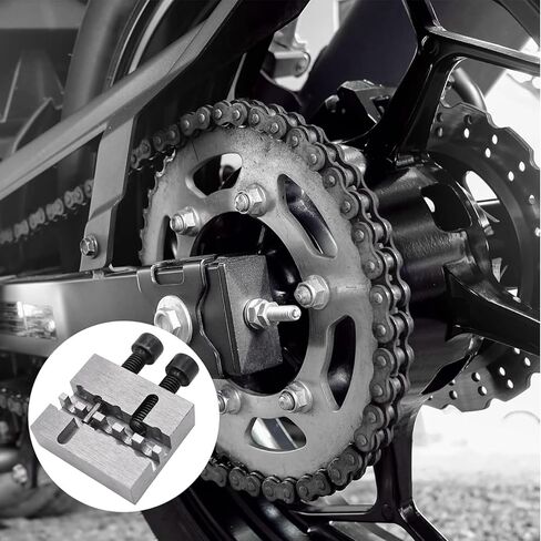 #35 Chain Breaker Tool Racing Chain Press Tool CNC Steel Constructure Silver in Saudi Arabia