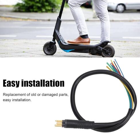 Tissting 9-Pin Electric Scooter Motor Wire Harness - استبدال محول الكابل النحاسي الأساسي لإصلاح وصيانة عجلة محرك السكوتر الإلكتروني in Saudi Arabia