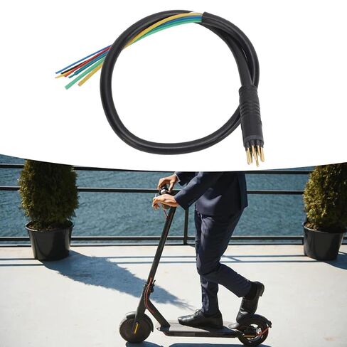 Tissting 9-Pin Electric Scooter Motor Wire Harness - استبدال محول الكابل النحاسي الأساسي لإصلاح وصيانة عجلة محرك السكوتر الإلكتروني in Saudi Arabia