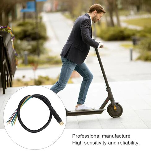 Tissting 9-Pin Electric Scooter Motor Wire Harness - استبدال محول الكابل النحاسي الأساسي لإصلاح وصيانة عجلة محرك السكوتر الإلكتروني in Saudi Arabia