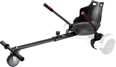 VEVOR Hoverboard Seat Attachment, Grips Control, Accessory for 6.5" 8" 8.5" 10" Hoverboards, Adjustable Frame Length and 220 LBS Load Capacity, Hover Board Go Karts Accessory, for Children Adults in Saudi Arabia