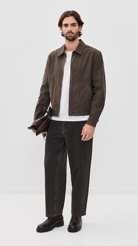 حذاء تشيلسي من الجلد المحبب Trais للرجال من Les Deux in Kuwait