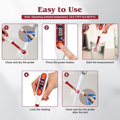 مقياس الملوحة للطعام، جهاز اختبار الملح الرقمي، قارئ مقياس الملوحة المحمول، قياس الملح في تخمير الحساء الساخن، الطبخ، الماء المالح، الطعام المالح، سائل EC TDS، مقياس كثافة الماء لاختبار المياه في المختبر، تربية الأحياء المائية in Kuwait