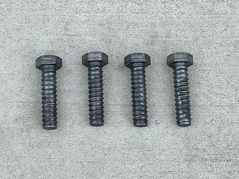 مسامير ربط لفائف Sandbaggy مقاس 3/4 بوصة × 3 بوصة - خيط ملف ذاتي التنظيف - قوالب الخرسانة، تشكيل سطح الجسر، وظائف الخرسانة مسبقة الصب (25، 3/4 بوصة × 3 بوصة) in Kuwait