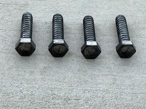 مسامير ربط لفائف Sandbaggy مقاس 3/4 بوصة × 3 بوصة - خيط ملف ذاتي التنظيف - قوالب الخرسانة، تشكيل سطح الجسر، وظائف الخرسانة مسبقة الصب (25، 3/4 بوصة × 3 بوصة) in Kuwait