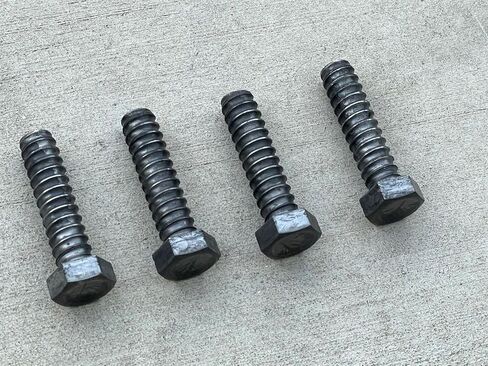 مسامير ربط لفائف Sandbaggy مقاس 3/4 بوصة × 3 بوصة - خيط ملف ذاتي التنظيف - قوالب الخرسانة، تشكيل سطح الجسر، وظائف الخرسانة مسبقة الصب (25، 3/4 بوصة × 3 بوصة) in Kuwait