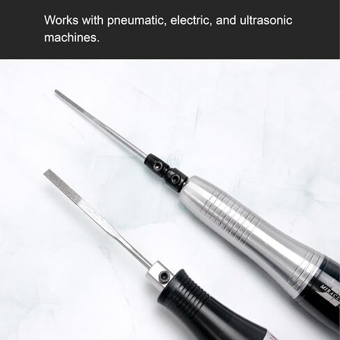 مجموعة مبرد مستدقة ماسية مكونة من 12 قطعة - متعددة الحبيبات (120/200/400/600) - مبرد دقيق للمعادن والزجاج والسيراميك والأظافر - أدوات تعمل بالهواء المضغوط والكهرباء والموجات فوق الصوتية أو مقبض كوليت بقطر 3 مم in Kuwait