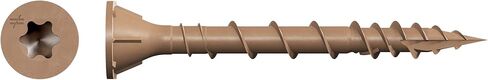 Simpson Strong-Tie HCKDSVT158S Deck-Drive DSV Wood Screw (Collated) — #8 x 1-5/8 in. T25 6-Lobe, Tan (1000-Qty) (Pack of 176) in Saudi Arabia