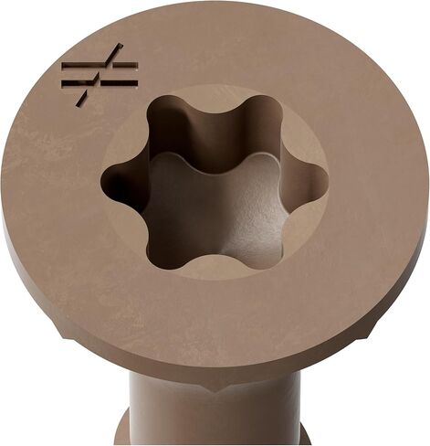 Simpson Strong-Tie HCKDSVT158S Deck-Drive DSV Wood Screw (Collated) — #8 x 1-5/8 in. T25 6-Lobe, Tan (1000-Qty) (Pack of 176) in Saudi Arabia