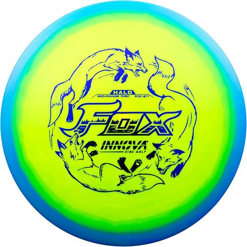 Innova Halo Star Fox Disc Golf Mid-Range, Far Gliding Mid-Range Disc (Colors Will Vary) in Saudi Arabia