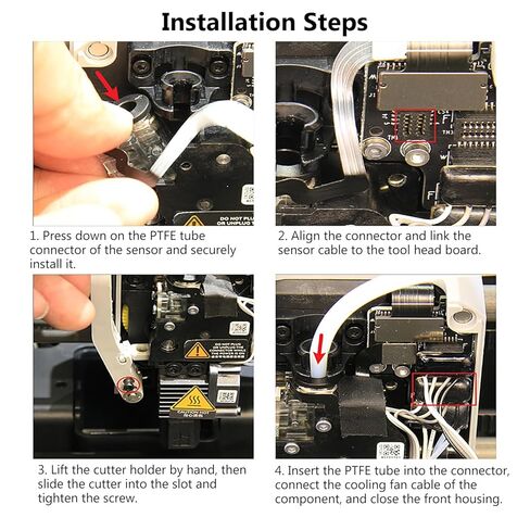 3D Printer Hall Switch Board Kit for Bambu Lab P1P/P1S with Ribbon FPC Cable, Hotend Extruder Filament Feeding Sensor Replacement Kit FDM 3D Printer Accessories Parts in Kuwait