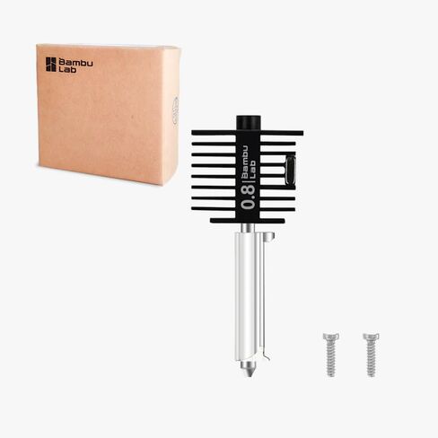 Bamboo LAB Original A1، A1 Mini Hotend Kit مجموعة فوهات من الصلب المقوى لملحقات الطابعة ثلاثية الأبعاد من سلسلة Bambu Lab A1 مجموعة رأس الطباعة الساخنة (0.8 مم) in Kuwait