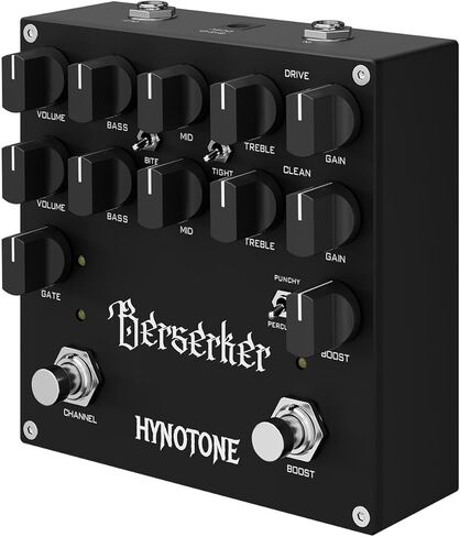 دواسة Preamp للجيتار ثنائية القناة من TOPPING HYNOTONE Berserker - تنظيف وتشويه على شكل أنبوب JFET، بوابة ضوضاء مدمجة، نغمات معدنية قوية ومؤثرة in Kuwait