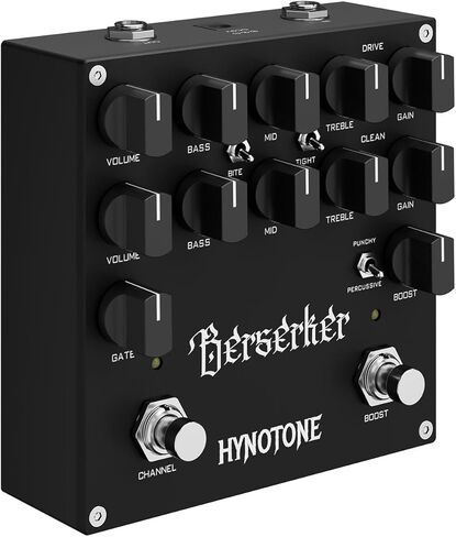 دواسة Preamp للجيتار ثنائية القناة من TOPPING HYNOTONE Berserker - تنظيف وتشويه على شكل أنبوب JFET، بوابة ضوضاء مدمجة، نغمات معدنية قوية ومؤثرة in Kuwait