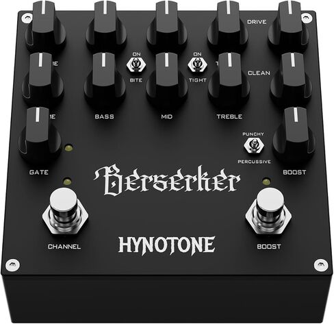دواسة Preamp للجيتار ثنائية القناة من TOPPING HYNOTONE Berserker - تنظيف وتشويه على شكل أنبوب JFET، بوابة ضوضاء مدمجة، نغمات معدنية قوية ومؤثرة in Kuwait
