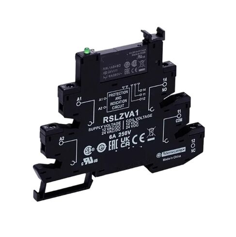 1 قطعة نوع واجهة التتابع RSL1PVBU ورقة الكهرومغناطيسية DC24V RSL1AB4BD (RSL1AB4BD) in Saudi Arabia
