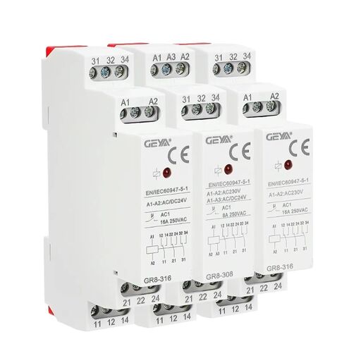 GR8 التتابع المتوسط ​​التيار المتناوب/DC12V 24 فولت 48 فولت 110 فولت AC230V مساعد 8A 16A 1SPDT 2SPDT 3SPDT التبديل الإلكتروني (GR8-308 ACDC110V) in Saudi Arabia
