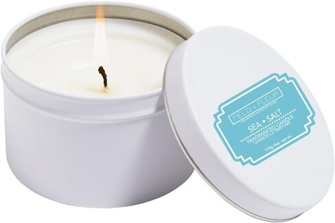 شمعة Field + Fleur من Hillhouse Naturals في علبة بيضاء 100% مزيج شمع الصويا - 6 أونصة (عشب مقطوع) in Kuwait