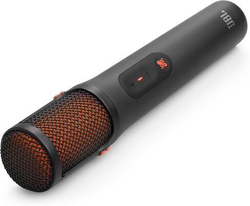 JBL EasySing Mics - Two Wireless AI-Powered Microphones with Real-time Vocal Removal, Seamless Connection, Plug in and Sing with Clear, Crisp Sound for Up to 10 Hours of Singing time (Black) in Saudi Arabia