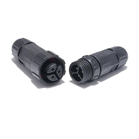 M16 IP68 Aviation Connector, 3 Pin Male-Female Screw Lock Docking for Outdoor Wiring, Electrical Engineers in Saudi Arabia